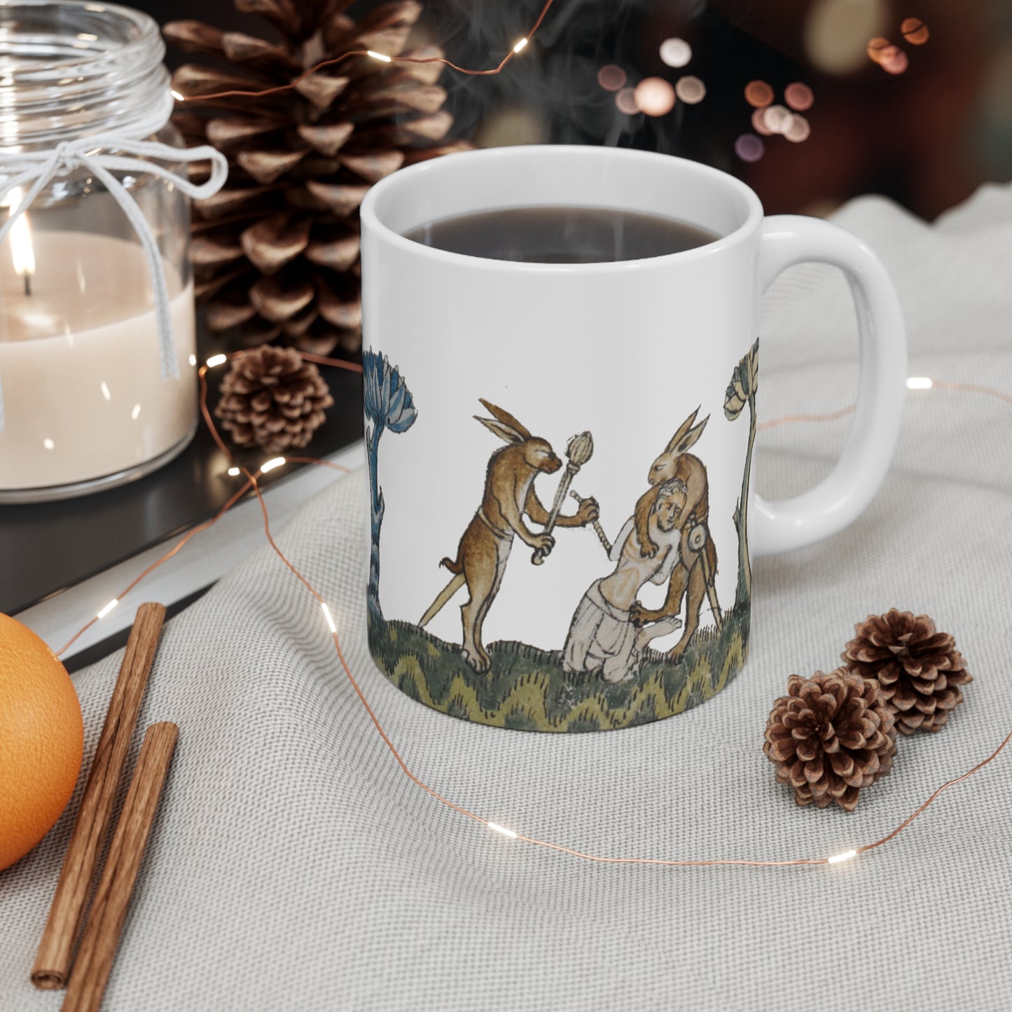 rabbit hunter mug (11 oz)