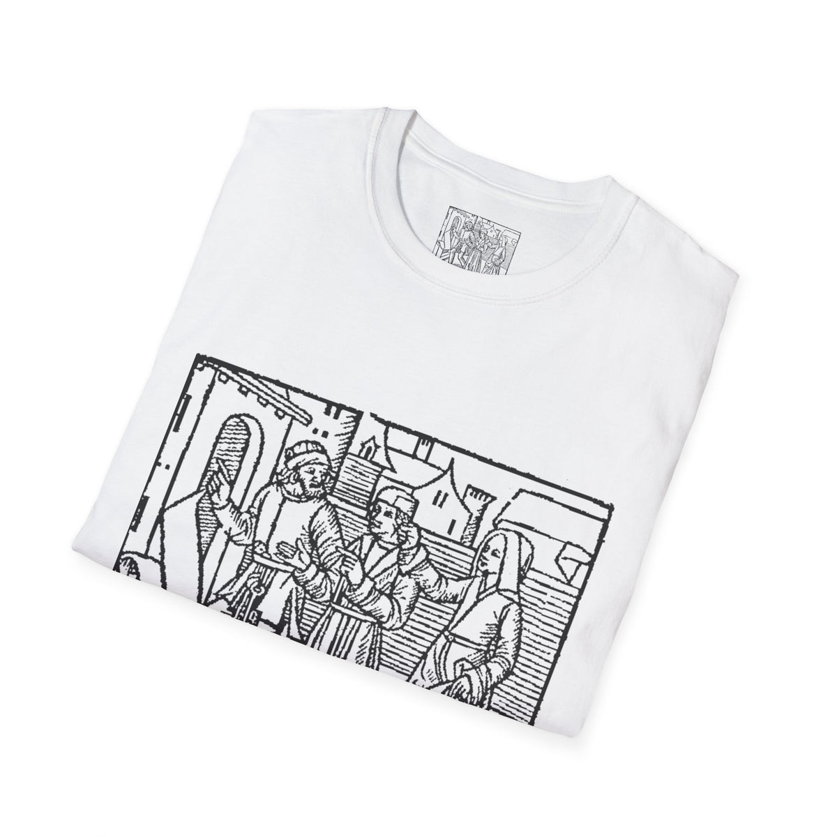Dr. Fian showing pentinence for his wicked life… Witchcraft T-Shirt