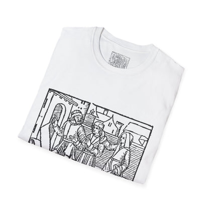 Dr. Fian showing pentinence for his wicked life… Witchcraft T-Shirt
