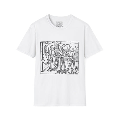 Dr. Fian showing pentinence for his wicked life… Witchcraft T-Shirt