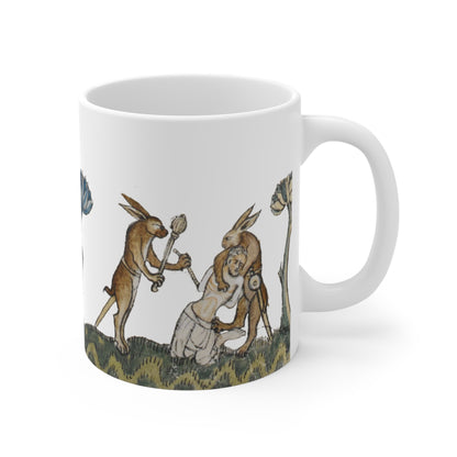 rabbit hunter mug (11 oz)