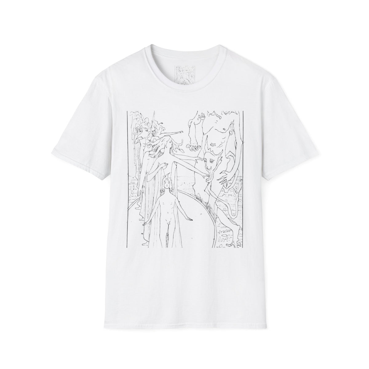 Hommage rendu à Satan dans le cercle (planche du… Witchcraft T-Shirt