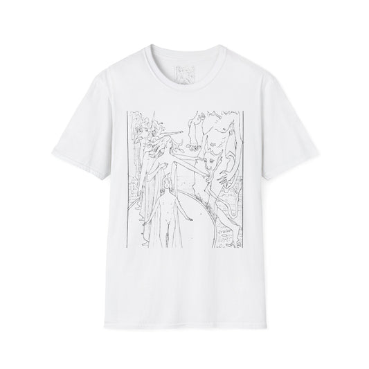 Hommage rendu à Satan dans le cercle (planche du… Witchcraft T-Shirt