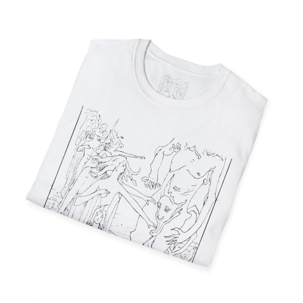 Hommage rendu à Satan dans le cercle (planche du… Witchcraft T-Shirt