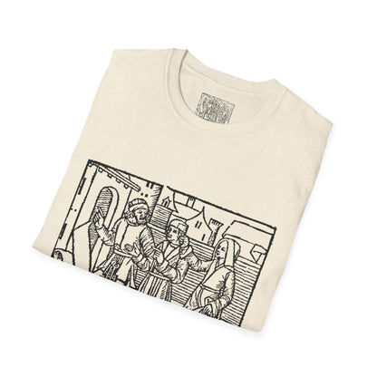Dr. Fian showing pentinence for his wicked life… Witchcraft T-Shirt
