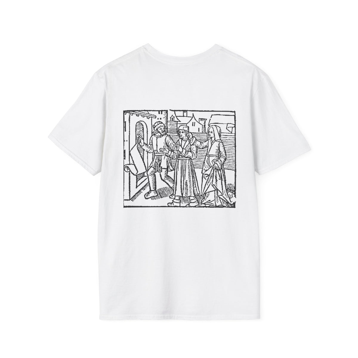 Dr. Fian showing pentinence for his wicked life… Witchcraft T-Shirt