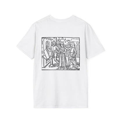 Dr. Fian showing pentinence for his wicked life… Witchcraft T-Shirt