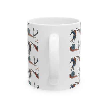 big snail Ceramic Mug, (11oz, 15oz)