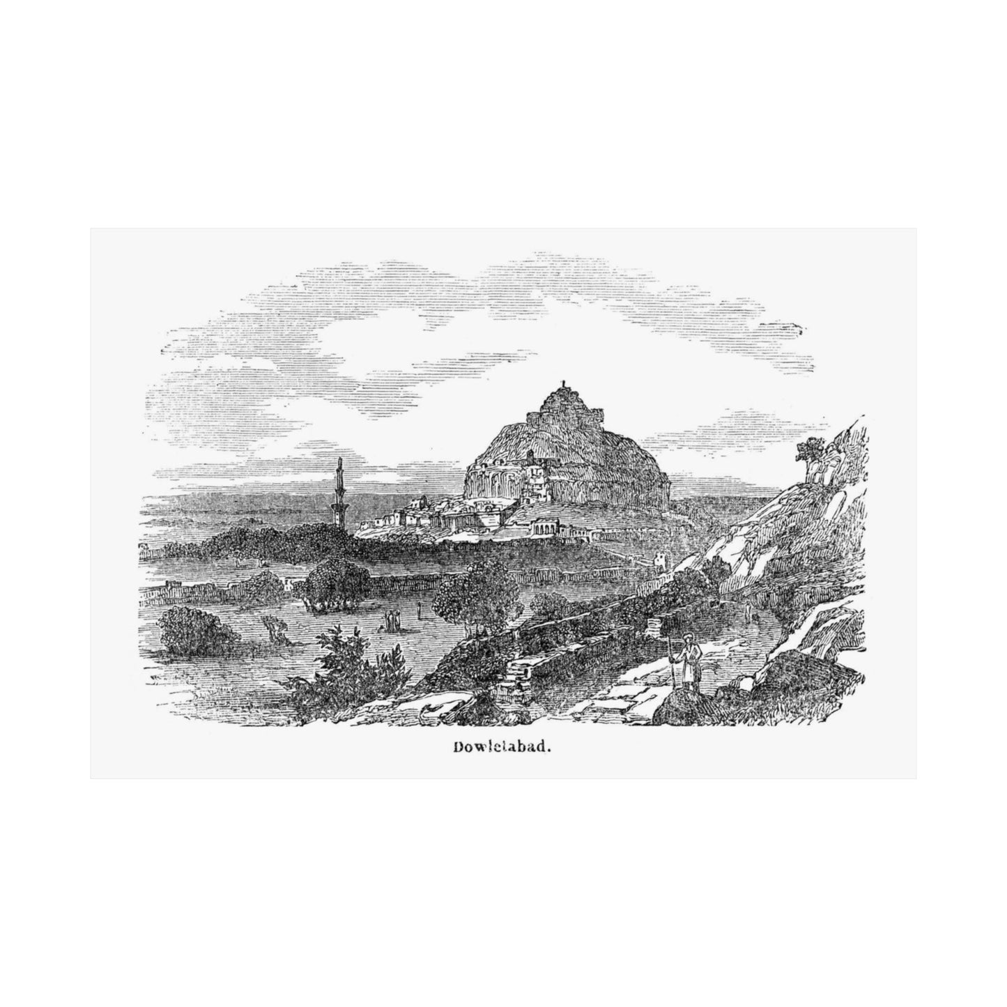 Daulatabad Fort, India (Poster)