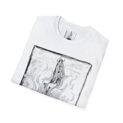 Hugo Simberg Noita roviolla (ajoittamaton) Witchcraft T-Shirt